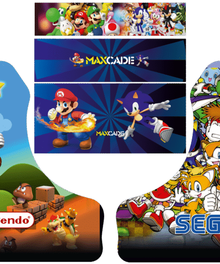 Sega & Nintendo - Bartop Graphic Kit