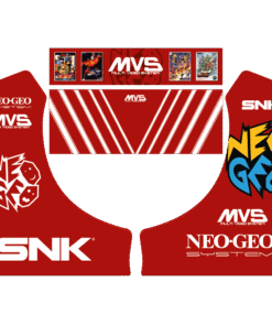 Neo Geo (Red) - Bartop Graphic Kit