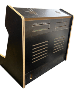 24inch Bartop Flat Pack Kit (Black Melamine18mm MDF) - Image 4